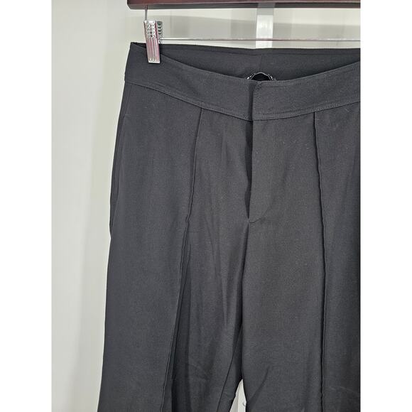 Elie Tahari Womens Sz 2 Wide Leg Dress Pants Solid Black - Picture 2 of 5